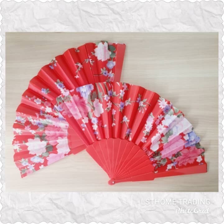 Classical Plastic Folding Fan Chinese Style Retro Hand Held Fan Floral Dance Performances Custom Fan Wedding (2839L) - Image 8