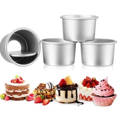Round Aluminum Alloy Die Cake Mold Cake Tool Heightened Removable Mold Baking Tool Mould Pan Bakeware Tool (2864L) - Image 6
