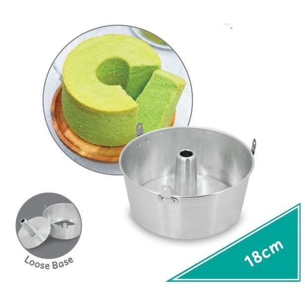 8/9/10inch Round Chiffon Cake Mold Aluminum Tube Pan Baking Cake Mould with Removable Bottom (2885L) - Image 7