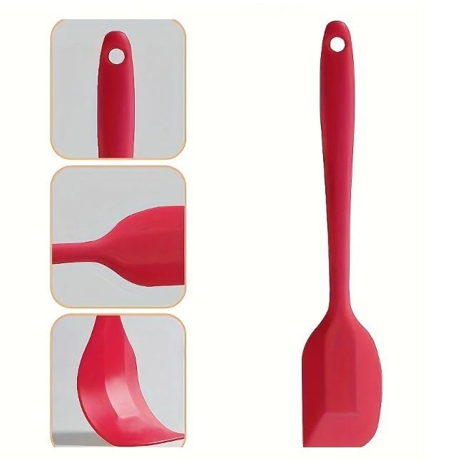 1pc Kitchen Multifunctional Gadget, Silicone Baking Tool, Kitchen Stir-fry Spatula, Cake Cream Guacamole (2846L) - Image 6