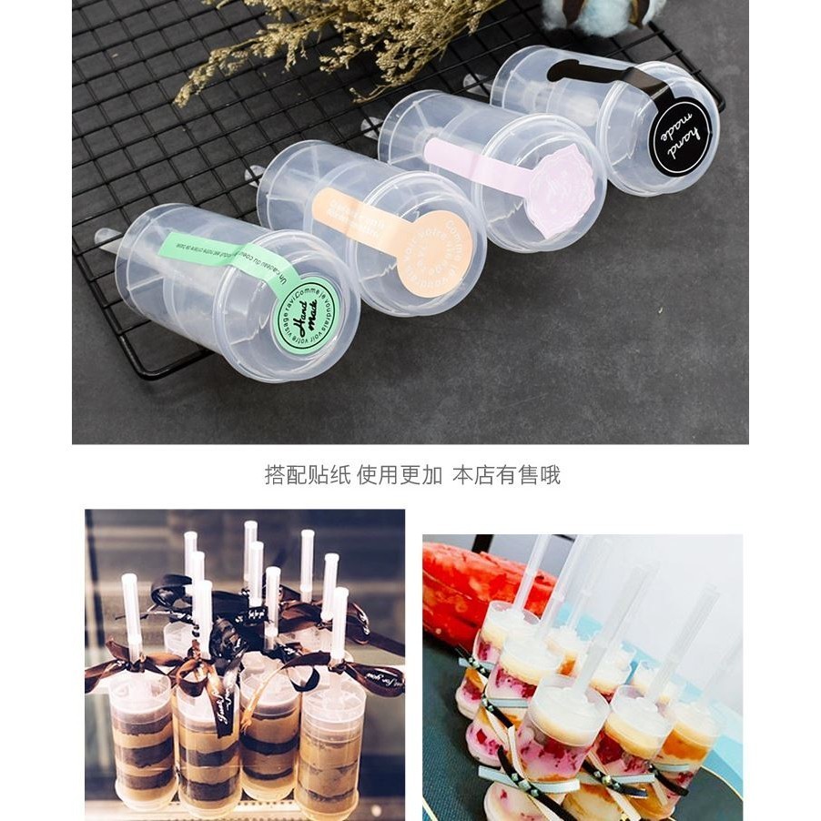 5/6pcs Pushable Cake Holders Dessert Baking Decoration Tool Set Push Cake Mold Cylinder Shaped Cake Pusher Pops (1491L) - Image 6