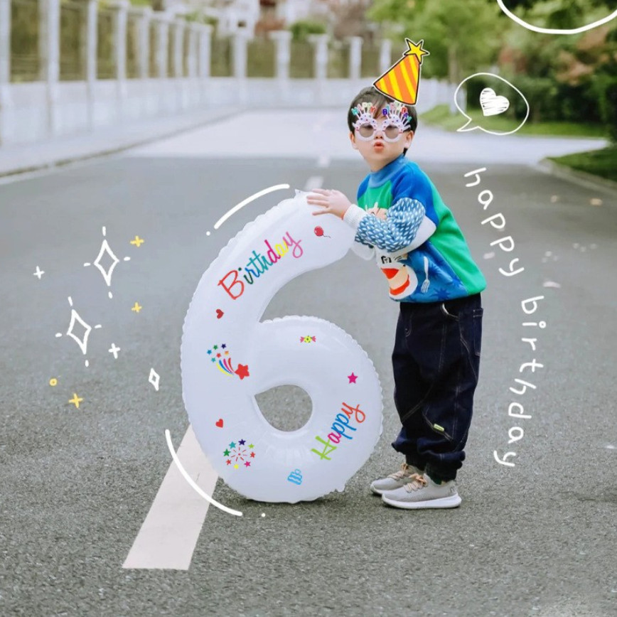 Colour Sticker for Bubble Clear Helium Balloon Birthday Party Decoration Baby Shower Party 气球贴纸 (437L) - Image 8