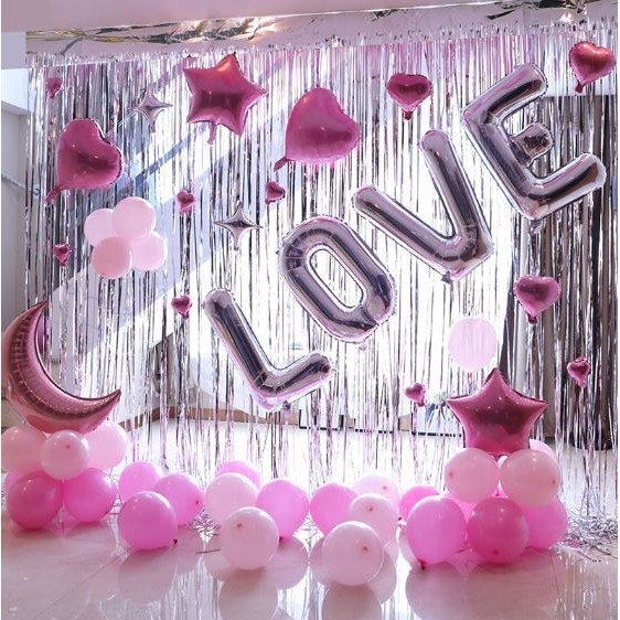 2M Gold Pink Rainbow Sequin Backdrop Foil Fringe Tinsel Curtain Birthday Party Wedding Decorations Adult Rain Party(484)