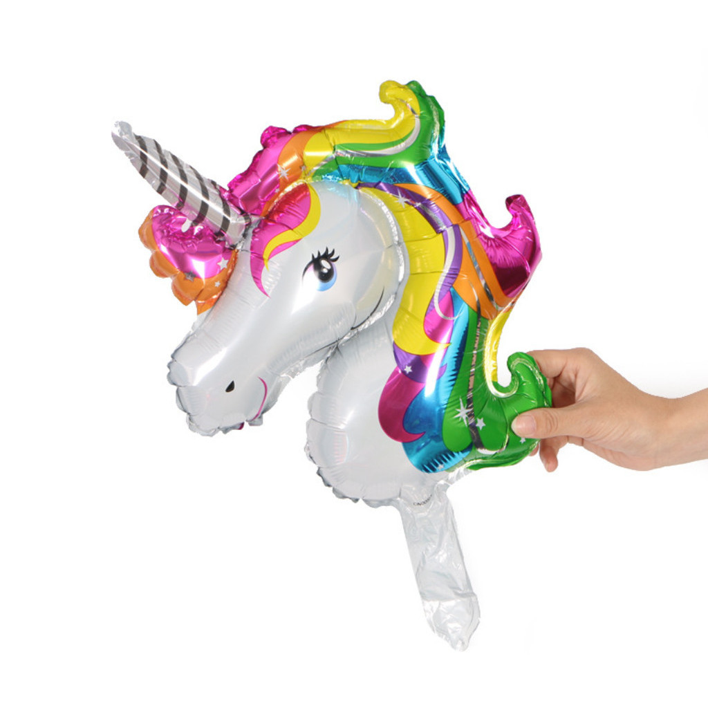 Mini unicorn party aluminum foil balloon wedding birthday party decoration children's toys 迷你独角马铝膜气球 (217L) - Image 4