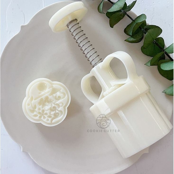 50g 63g Creative Mid-Autumn Mooncake Pressed Mould Bunny Moon Pattern Stamp Dec中式国风立体广寒宫中秋节月饼模具满月月桂兔(2918L) - Image 6