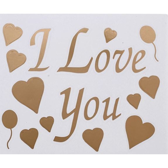 Wedding Birthday Shower Transparent Balloon Sticker I Party Decoration Love You Happy Birthday Letter Sticker(438L) - Image 18