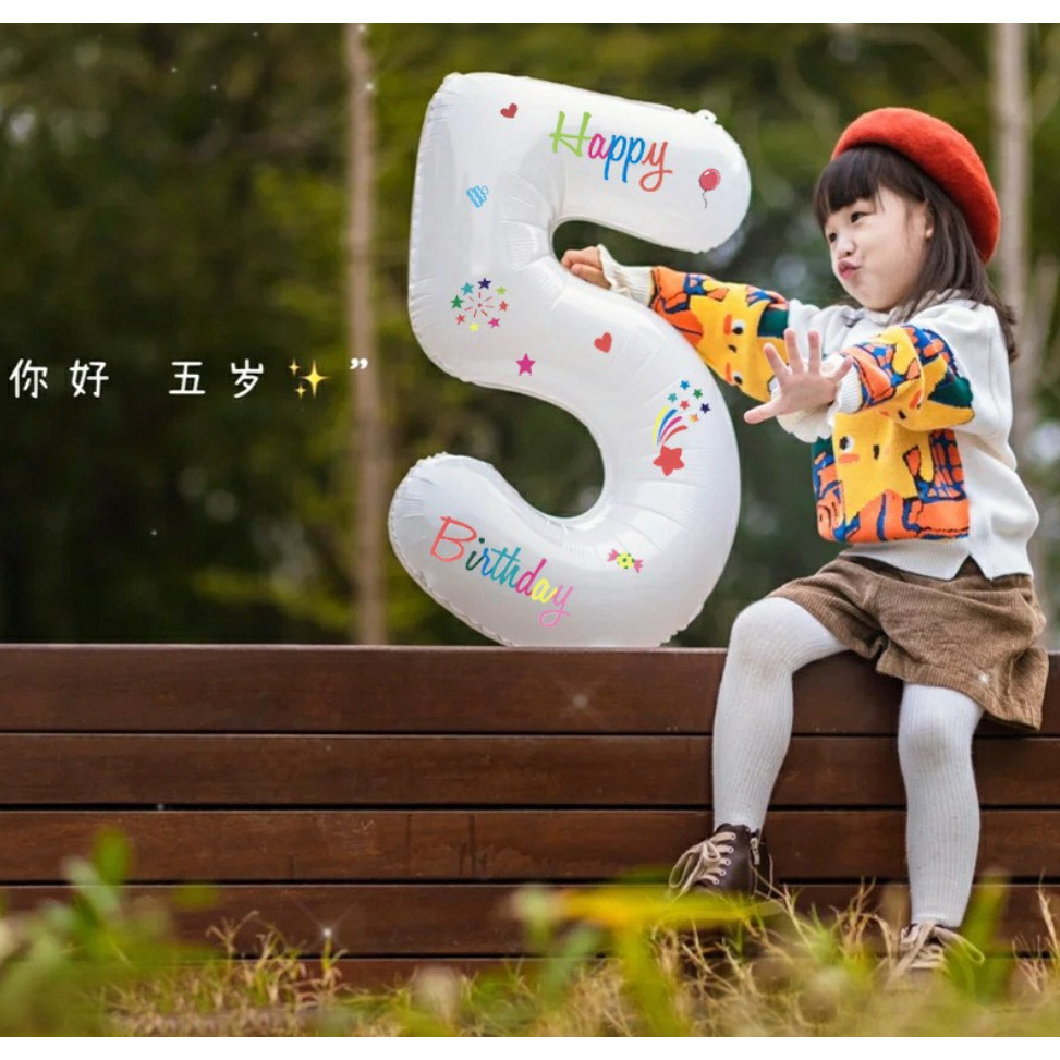 Colour Sticker for Bubble Clear Helium Balloon Birthday Party Decoration Baby Shower Party 气球贴纸 (437L) - Image 7