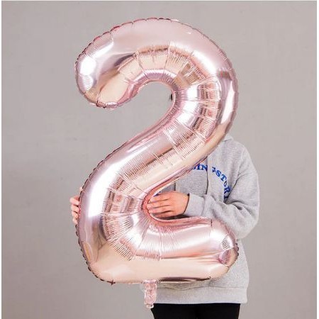 32inch number aluminium balloon Rose gold birthday party balloons valentine's day wedding decoration (687L) - Image 13