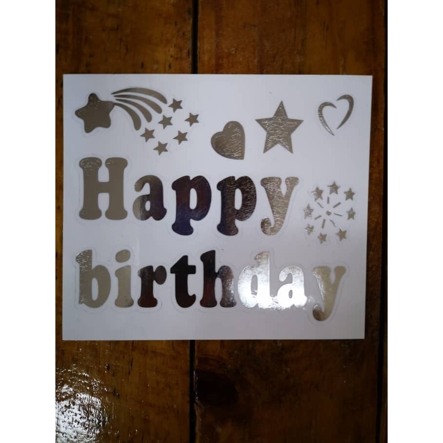 Wedding Birthday Shower Transparent Balloon Sticker I Party Decoration Love You Happy Birthday Letter Sticker(438L) - Image 14