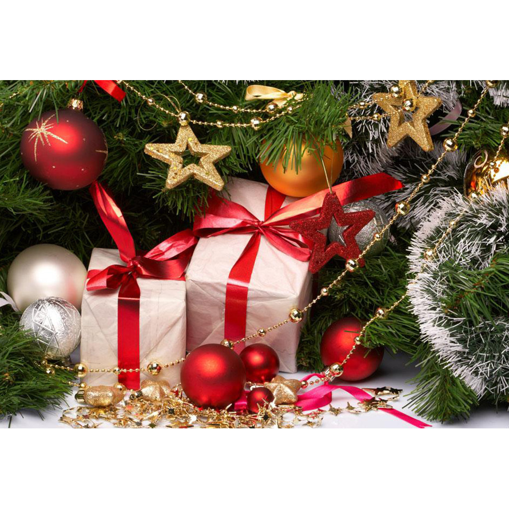 1yard 8+4mm Christmas Bead Chain Pendant Christmas Tree Decoration Pearl Beads Chain Ornament 电镀金银色珠链 (1159L) - Image 5