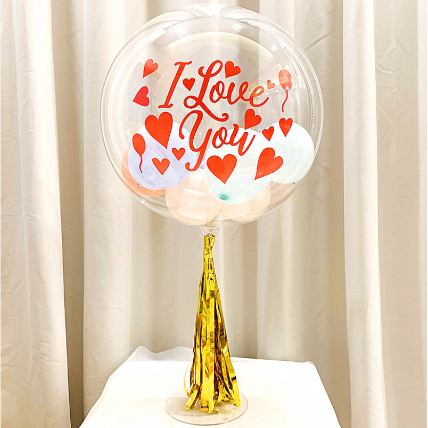 1pc Balloon Sticker for Bubble Clear Helium Balloon Birthday Party Decoration Wedding Valentine's Day 气球贴纸 (434L) - Image 7
