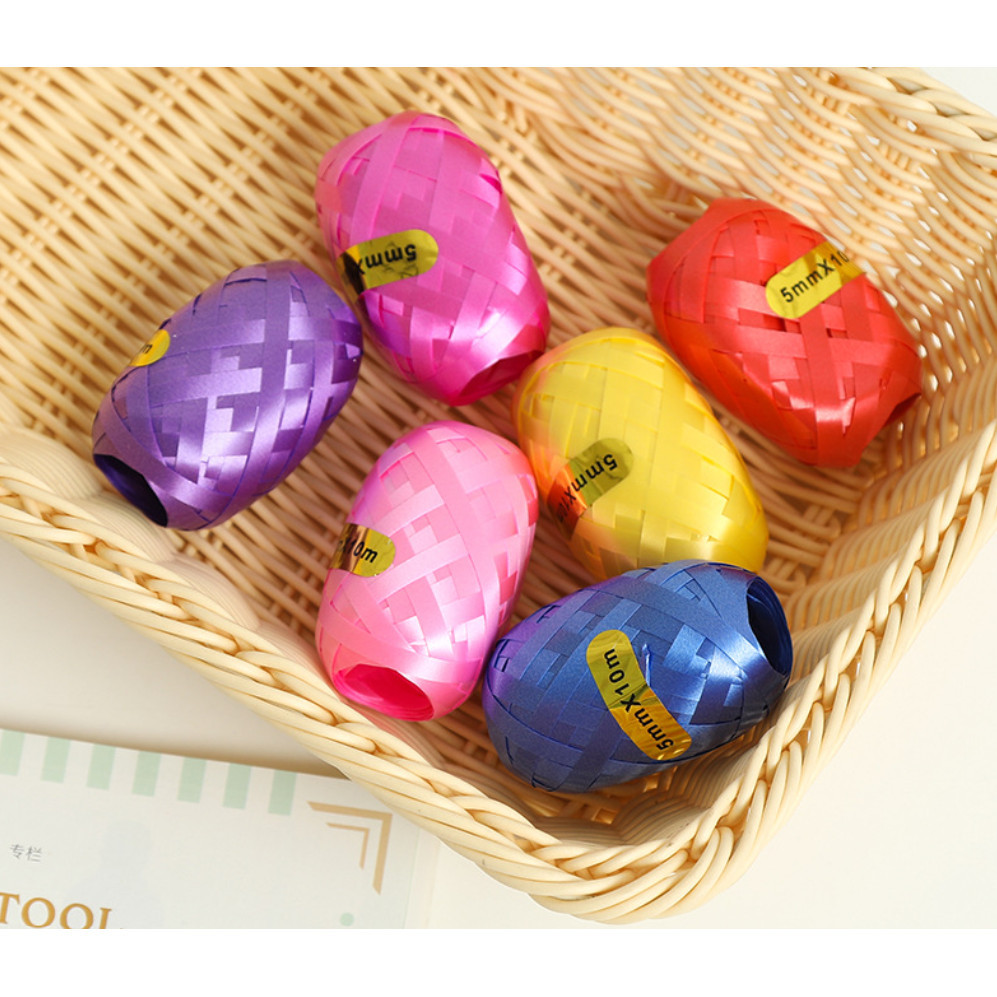 6pcs/lot Balloon Ribbon Mix Color Balloon Strings Balloon Tail Accessories Curling DIY Packing Decoration 气球丝带绑气球绳(611L) - Image 9