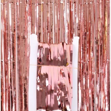 2M Gold Pink Rainbow Sequin Backdrop Foil Fringe Tinsel Curtain Birthday Party Wedding Decorations Adult Rain Party(484) - Image 9