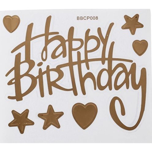 Wedding Birthday Shower Transparent Balloon Sticker I Party Decoration Love You Happy Birthday Letter Sticker(438L) - Image 19