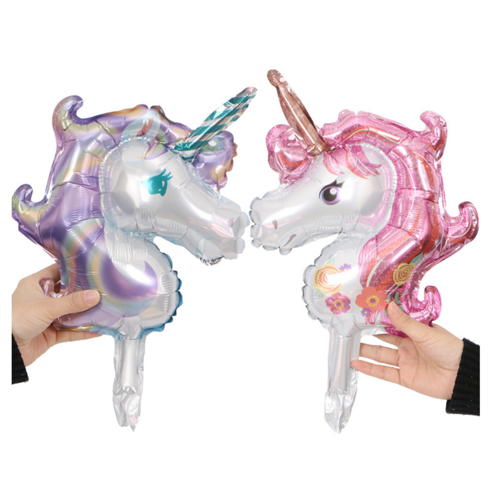 Mini unicorn party aluminum foil balloon wedding birthday party decoration children's toys 迷你独角马铝膜气球 (217L) - Image 3
