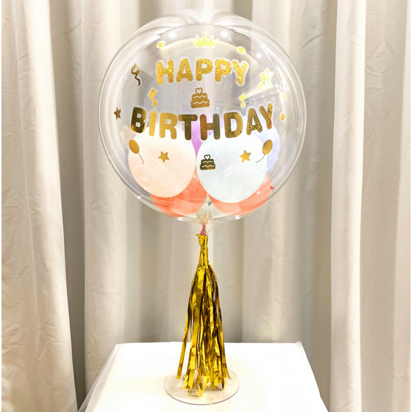1pc Balloon Sticker for Bubble Clear Helium Balloon Birthday Party Decoration Wedding Valentine's Day 气球贴纸 (434L) - Image 6