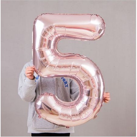 32inch number aluminium balloon Rose gold birthday party balloons valentine's day wedding decoration (687L) - Image 19