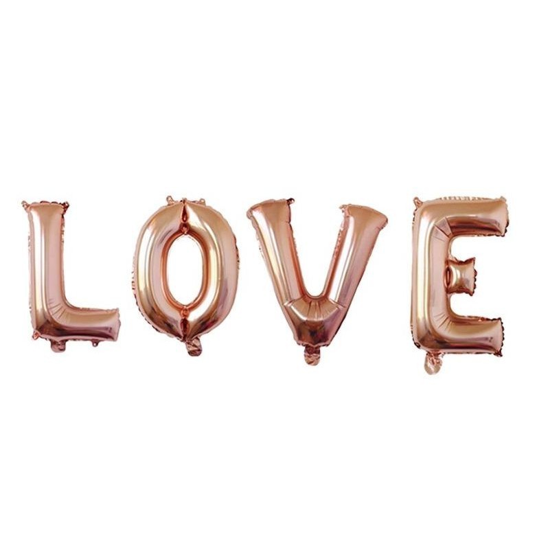32inch LOVE Foil Balloons Letter Balloons Romantic Wedding Anniversary Decor Shower Birthday Party decorations (722L) - Image 8