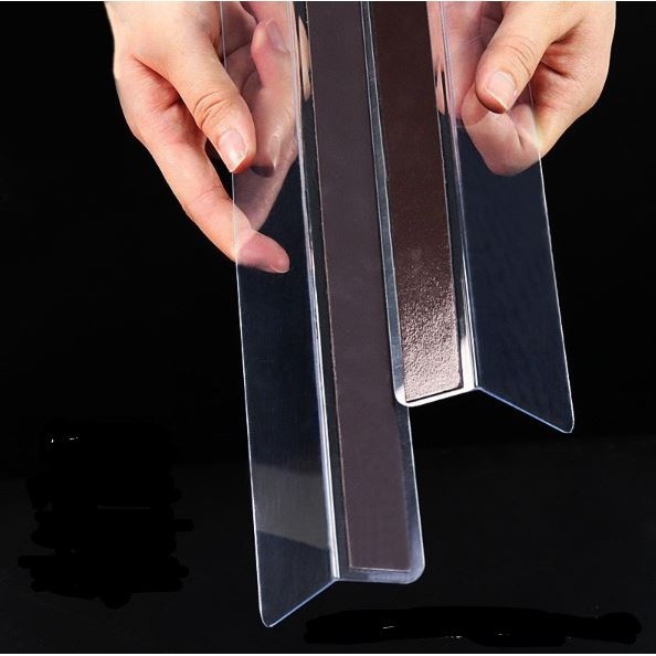 Shelf Divider Plastic Transparent L Shape Compartments Supermarket Retail Goods Display Separator Pvc Magnetic (2891L) - Image 4