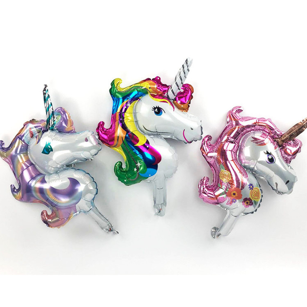 Mini unicorn party aluminum foil balloon wedding birthday party decoration children's toys 迷你独角马铝膜气球 (217L) - Image 8