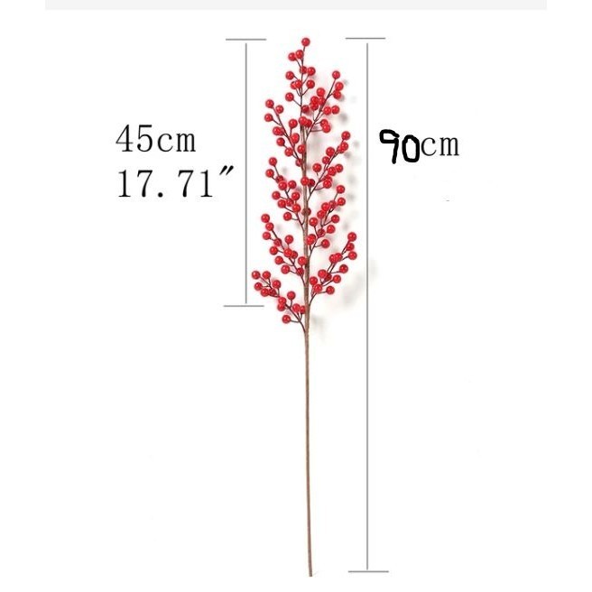 Fortune Fruit Artificial Flowers for Wedding DIY Home Decoration Christmas Valentine's Day Easter Garden Outdoor(1639L) - Image 16