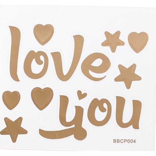 Wedding Birthday Shower Transparent Balloon Sticker I Party Decoration Love You Happy Birthday Letter Sticker(438L) - Image 16