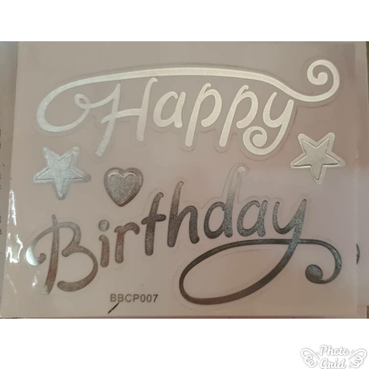 Wedding Birthday Shower Transparent Balloon Sticker I Party Decoration Love You Happy Birthday Letter Sticker(438L) - Image 10
