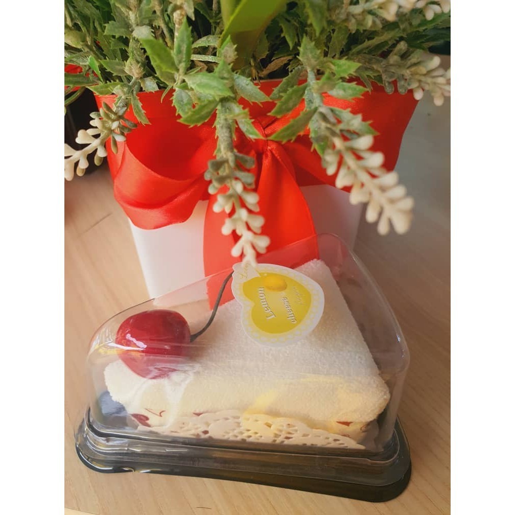 READY IN STOCKS Cherry Cake Sandwich Shape Hand Towel Washcloth Wedding Party Gifts Drop Ship Support(184L) - Image 7