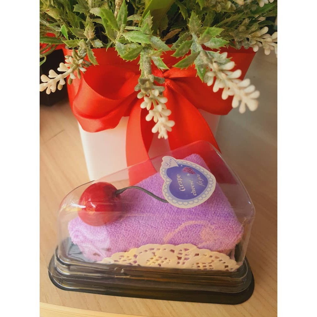 READY IN STOCKS Cherry Cake Sandwich Shape Hand Towel Washcloth Wedding Party Gifts Drop Ship Support(184L) - Image 5