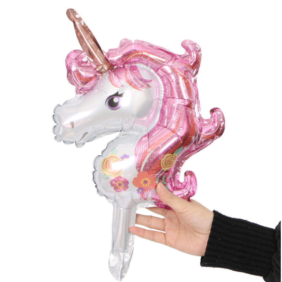 Mini unicorn party aluminum foil balloon wedding birthday party decoration children's toys 迷你独角马铝膜气球 (217L) - Image 5