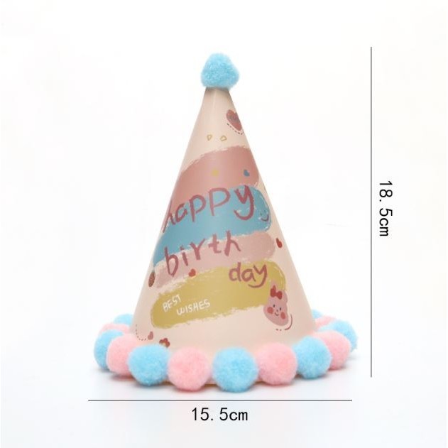 Happy Birthday Hats Party Celebration Decoration Children Birthday Party Supplies Kids Girl Favor Headwear Access(2947L) - Image 12