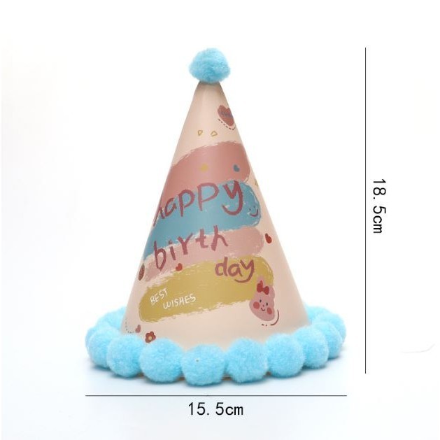 Happy Birthday Hats Party Celebration Decoration Children Birthday Party Supplies Kids Girl Favor Headwear Access(2947L) - Image 6