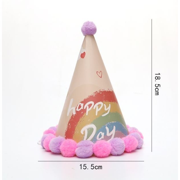 Happy Birthday Hats Party Celebration Decoration Children Birthday Party Supplies Kids Girl Favor Headwear Access(2947L) - Image 8