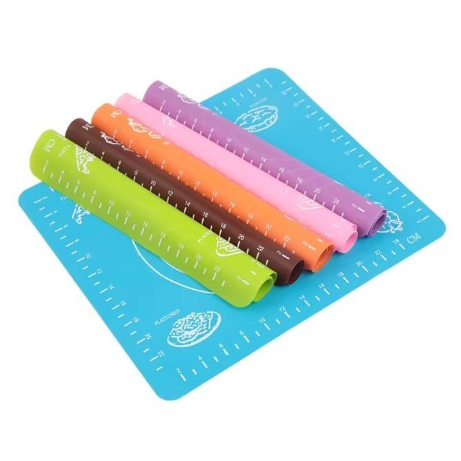 Silicone Mat Kitchen Kneading Dough Baking Mat Dough Pads Slip Baking Roller Surface and Surface Pads Tool Access(2980L) - Image 4