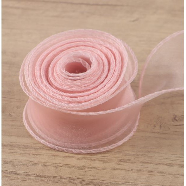 4cm*1yard Plain Fishtail Yarn Ribbon Bouquet Packaging Material Flower Baking Lace Ribbon 鱼尾纱波浪纱丝带纱带 (1924L) - Image 14