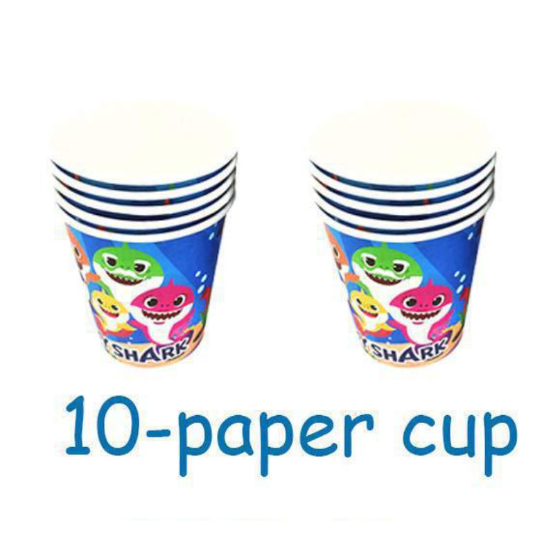 10pcs 9Oz 250ml Cartoon Party Thickened Disposable Paper Cup Raw Wood Pulp Children's Birthday festive event 派对纸杯(2960L) - Image 16
