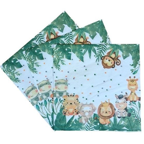 20PCS/Bag Printed Paper Towels Light Luxury Style Floral Napkins Birthday Party Necessities Square Tissue Paper(2964L) - Image 7