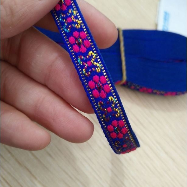1yard Multicolor Braided Lace Trim Ribbon for Home Party Decoration DIY Clothes Sewing Accessories Lace 民族民族花边 (2077L) - Image 12