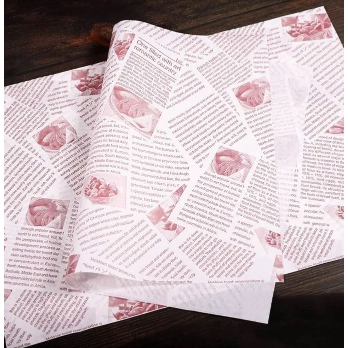 100Pcs/Lot Wax Paper Food Grade Grease Paper Food Wrappers Wrapping Paper For Bread Sandwich Burger(1497L) - Image 20