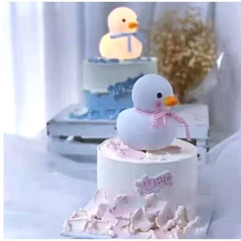 Cartoon Night Light LED Cute Decoration Lamps Duck Girl Kids Children Toys Gifts for Bedroom Bedside Room Lights(1728L) - Image 2