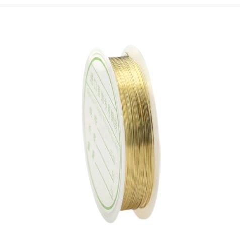 1 Roll (0.2/0.3/0.4/0.6/0.8mm) Alloy Wire Gold Copper Silver Color DIY Craft Beads Cord Copper Wires Beading Wire(1512L) - Image 7