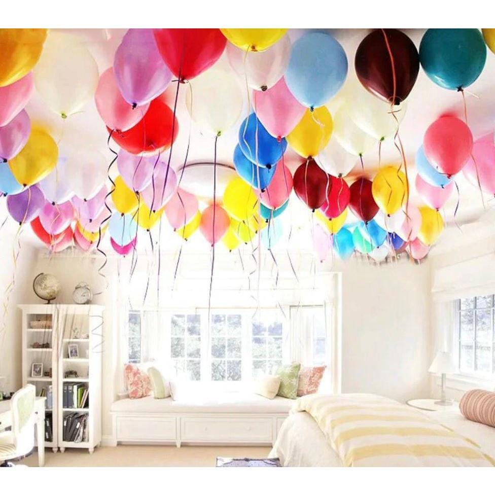 100pcs/bag 10inch, Thick 1.2g Pearl Balloons For Birthday Party Supplies Wedding (459L) - Image 2