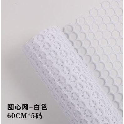 1roll Color Korea Round Heart Scrapbook Gauze DIY Handmade Tissue Paper Flowers Bouquet Wrapping Paper Florist (1160L) - Image 16
