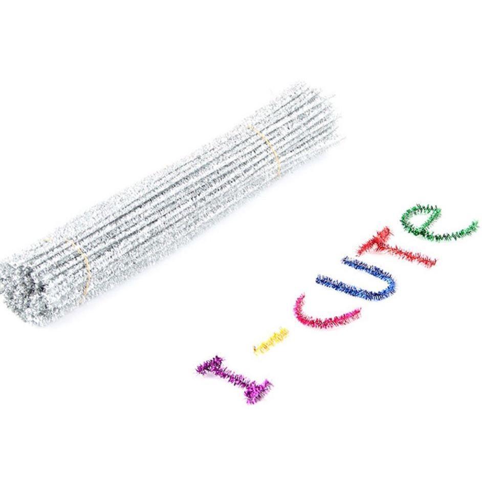 10pcs/pack DIY Twisting Bar Glitter Tops Glitter Hairy Glitter Twist Stick Christmas Decoration Accessories (273L) - Image 6