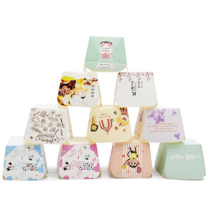 50Pcs Muffin Cup Square Cupcake Paper Cup Mold Medium Cake Wrapper Paper For Wedding Party Dessert Cupcake Decor(1478L) - Image 4