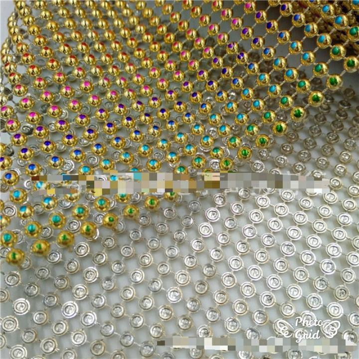 1yard 24roll Colourful Diamond Mesh Wrap Cake Roll Bling Crystal Rhinestone Ribbon Wedding Favor Decor Party (919L) - Image 3