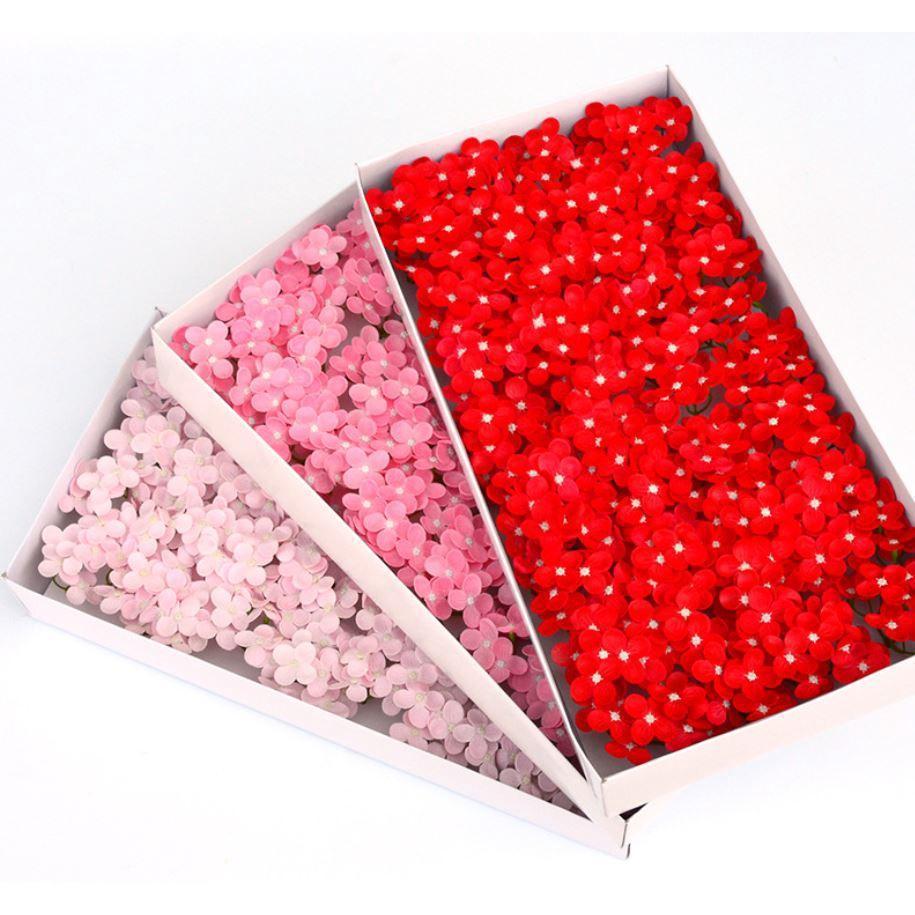 40pcs/box Soap Flower Artificial Flower Hydrangea Head for Wedding Decor DIY Soap Bouquet (545L)