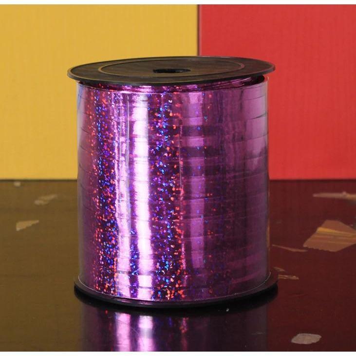 0.5cm*250yard Prism Hoop Holographic Tape For Gift Packing Laser Tape Balloon Ribbon Gold Glitter(694L) - Image 11