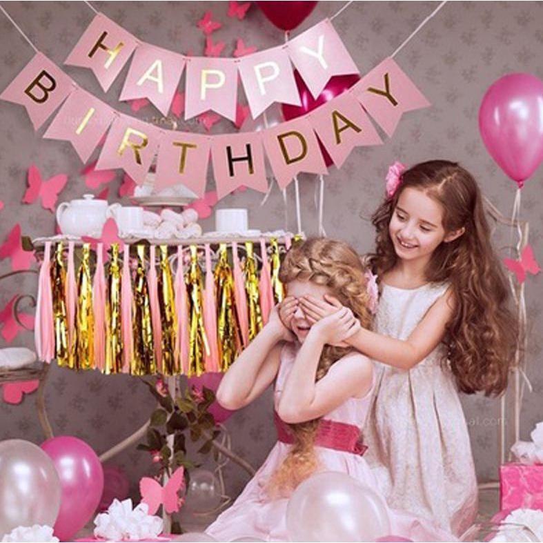 Paper Bunting Garland Banners Flags Happy Birthday Banner Boys Girl Baby Shower Birthday Party Decoration(692L) - Image 2