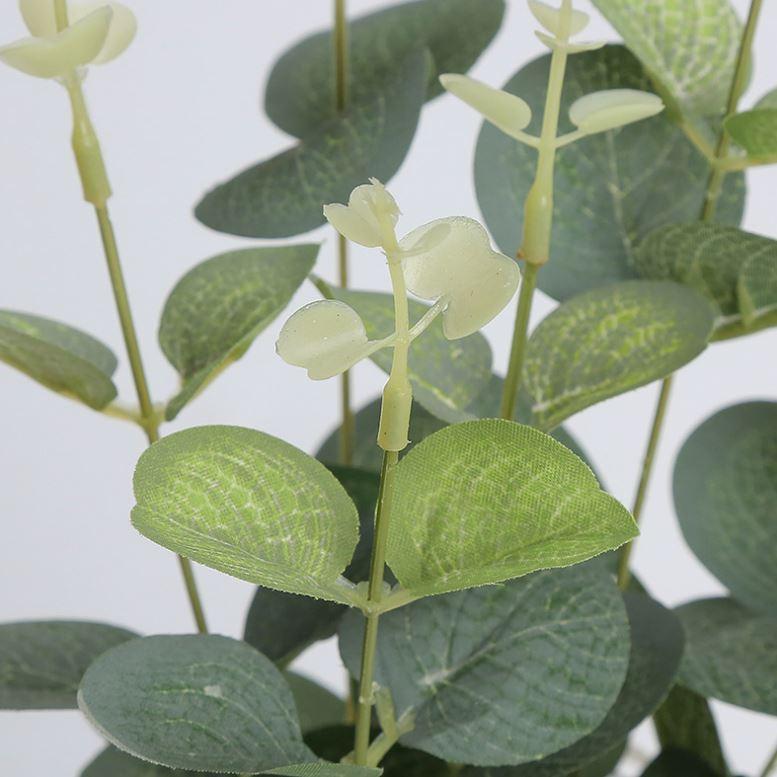 Single Green Artificial Eucalyptus Leaf Leaves Plants Money Leaf Fake Plants Wall Decorative Wedding Shooting (1298L) - Image 3